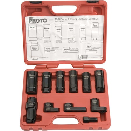 Proto Proto 11 Piece Oxygen Sensor Socket Set JFEOS11